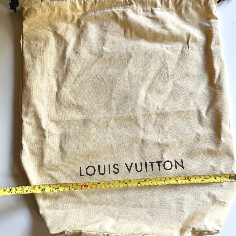 Authentic Louis Vuitton Large Dust Bag Cream color